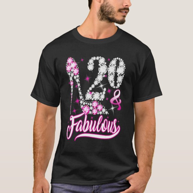 Camiseta 20 años de edad y fabuloso 20 años de vida (Anverso)