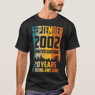 Camiseta 20 años de festividad desde septiembre de 2009