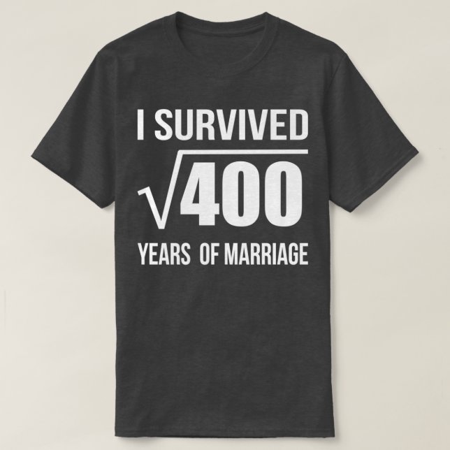 Camiseta 20 años de matrimonio Boda regalo 20 años nosotros (Diseño del anverso)