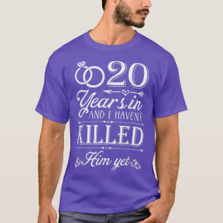 Camiseta 20 años de matrimonio de esposa graciosa 20 años C