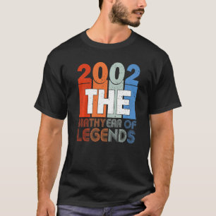 Camiseta 20 Años De Nacimiento De Mujeres Hombres Año De Le