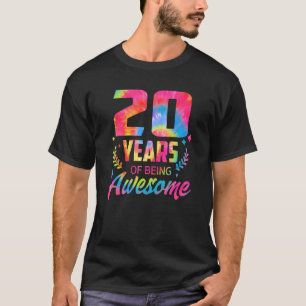 Camiseta 20 años de ser impresionante Chica de cumpleaños n