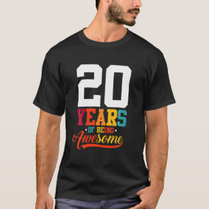 Camiseta 20 Años De Ser Regalos Aterradores 20 Años