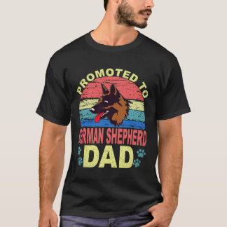 Camiseta 20 Ascendido a Papá de Pastor Alemán Pastor Alemán