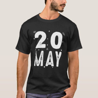 Camiseta 20 De Mayo Aniversario Fiesta Ocasiones Especiales