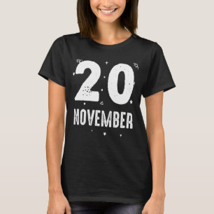 Camiseta 20 de noviembre Aniversario Fiesta Ocasiones espec