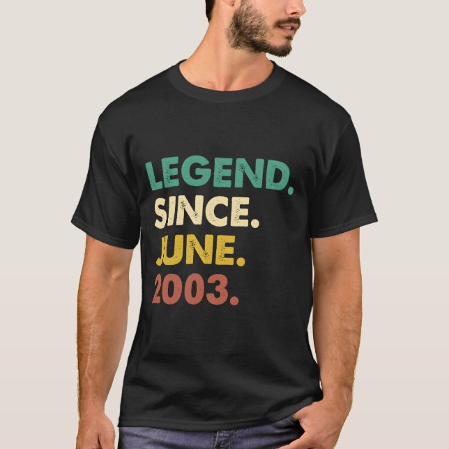 Camiseta 20 Legend Since June 2003 20Th (Anverso)