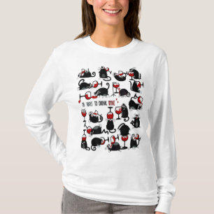 Camiseta 20 maneras de beber vino - regalo de amante del vi