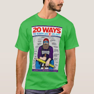 Camiseta 20 maneras de ganar una F en Infografía Educativa