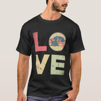 Camiseta 20 Regalos retro vintage Dachshund Mamá Perro Dach