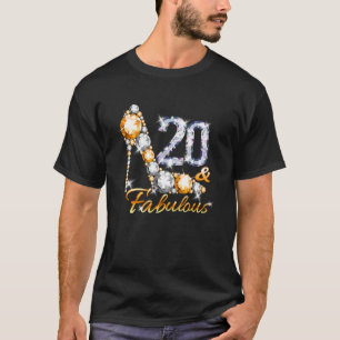 Camiseta 20 y fabuloso Diamante C de 20 años