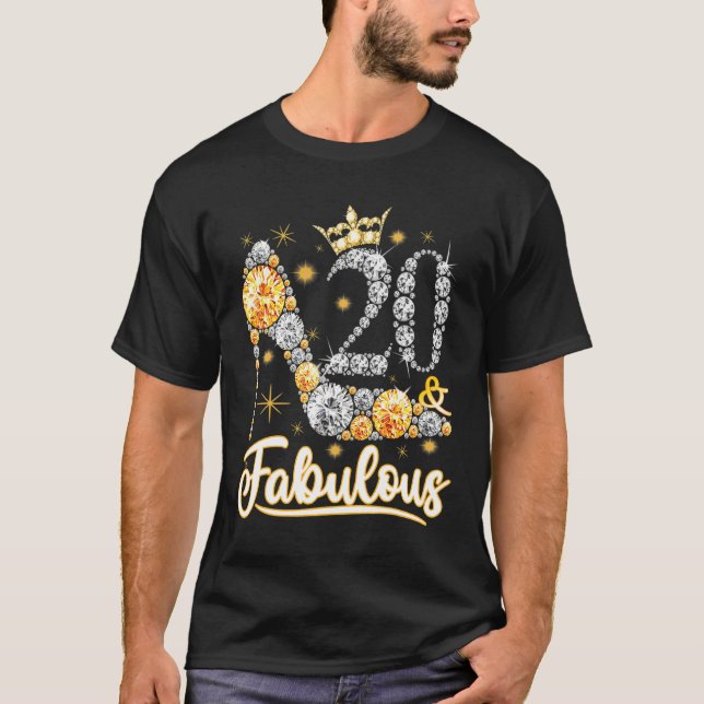 Camiseta 20 y fabuloso Diamante C de 20 años (Anverso)