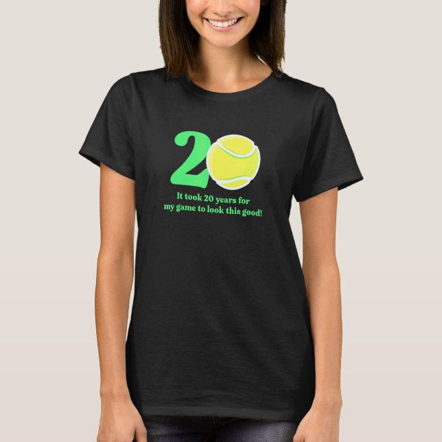 Camiseta 20 Year Old Tennis Player 2002 20th Birthday (Anverso)