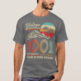 Camiseta 20 Years Old 20th Birthday Decoration 2002 