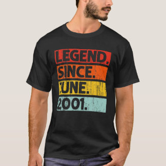 Camiseta 21ª Leyenda De Regalos De Cumpleaños Desde Junio D