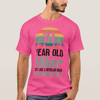 Camiseta 21ª Montaña De Senderismo De 21 Años L