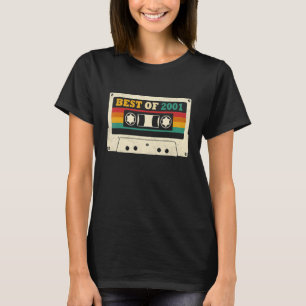 Camiseta 21º Cumpleaños Mejor De Cinta Cassette 21 Año O