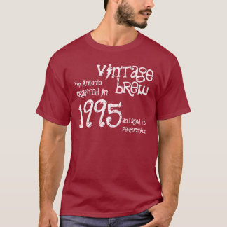 Camiseta 21º cumpleaños o cualquier año 1995 Vintage Brew V