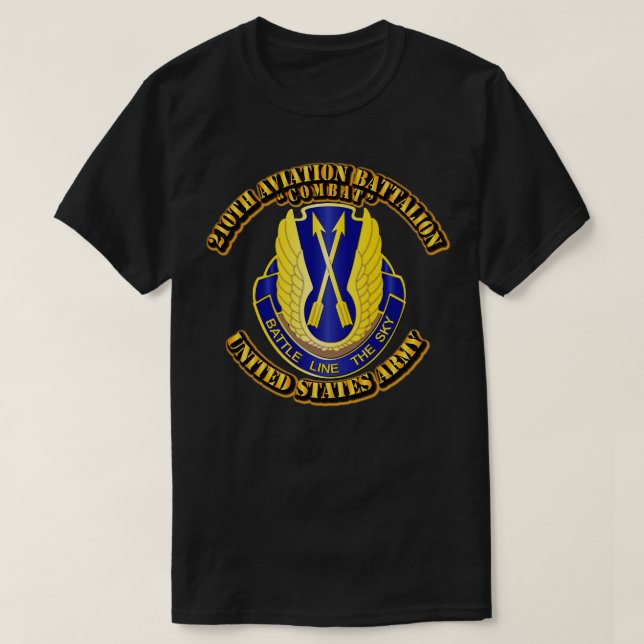 Camiseta 210.ª Aviación Bn Combat (Diseño del anverso)
