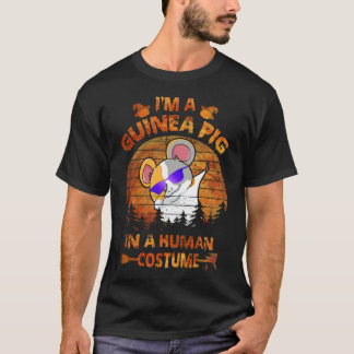 Camiseta 210 Soy un conejillo de indias con un disfraz de h