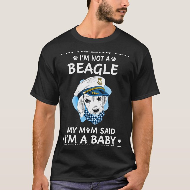 Camiseta 216 Te digo que no soy un Beagle (Anverso)