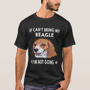 Camiseta 219 Si no puedo traer mi Beagle no iré