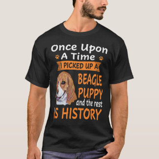 Camiseta 219 Una Con Una Vez Beagle Cachorro