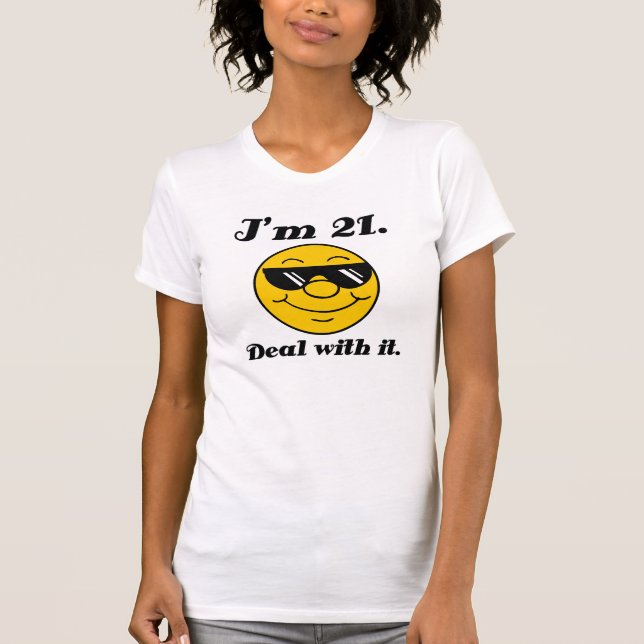 Camiseta 21.ª broma de cumpleaños (Anverso)