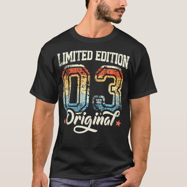 Camiseta 21 Años 2003 Decorativo F (Anverso)