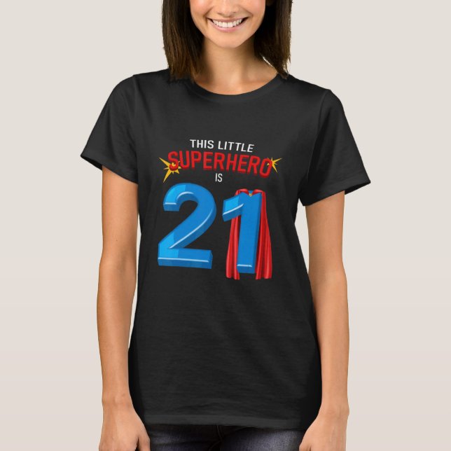 Camiseta 21 años 21 cumpleaños (Anverso)