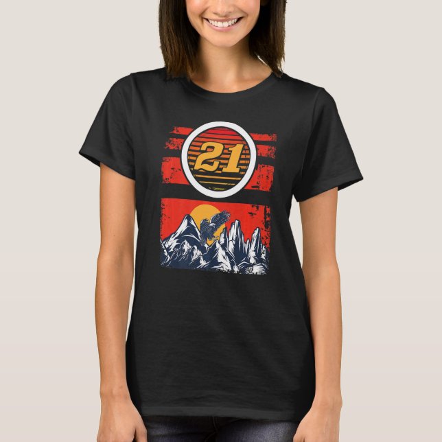 Camiseta 21 años 21 cumpleaños 6 (Anverso)