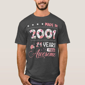 Camiseta 21 años de edad 21ª nacida en 2001 Chica