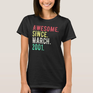 Camiseta 21 años de edad marzo 2001