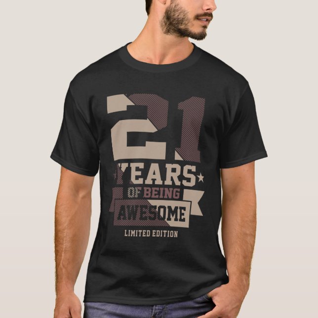 Camiseta 21 Años De Impresionantes Ideas De Regalo De Cumpl (Anverso)