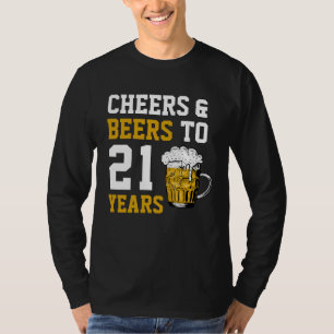 Camiseta 21 años de júbilo y cerveza a 21 años