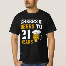 Camiseta 21 años de júbilo y cerveza a 21 años