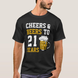 Camiseta 21 años de júbilo y cerveza a 21 años