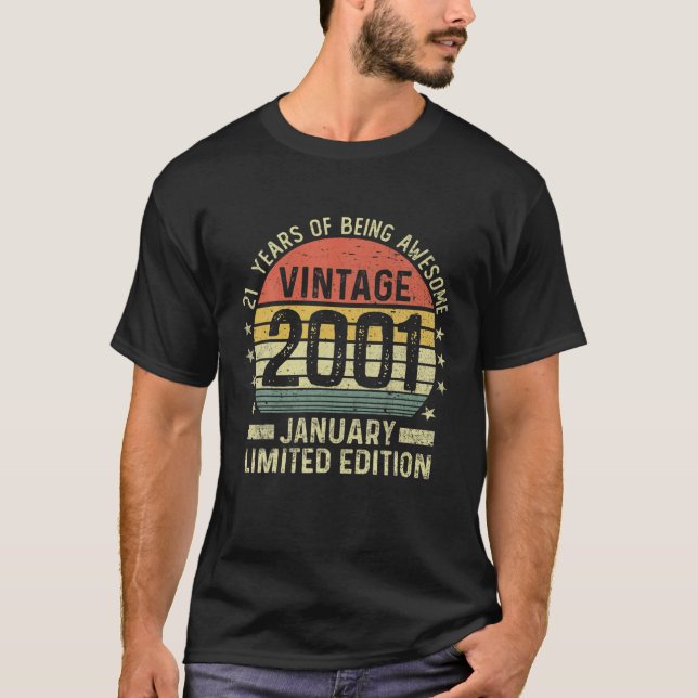Camiseta 21 Años De Ser Increíblemente Divertido Día 21 (Anverso)