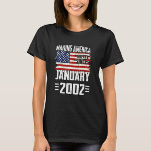 Camiseta 21 cumpleaños haciendo grande a Estados Unidos des
