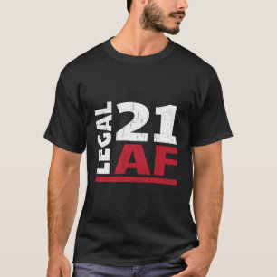 Camiseta 21 Fiesta De Celebración De Cumpleaños Regalo I Le