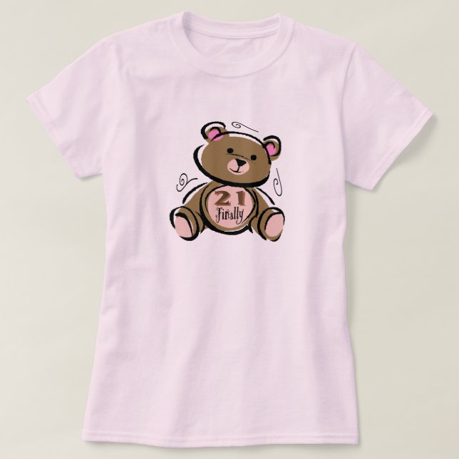 Camiseta 21 finalmente (Diseño del anverso)