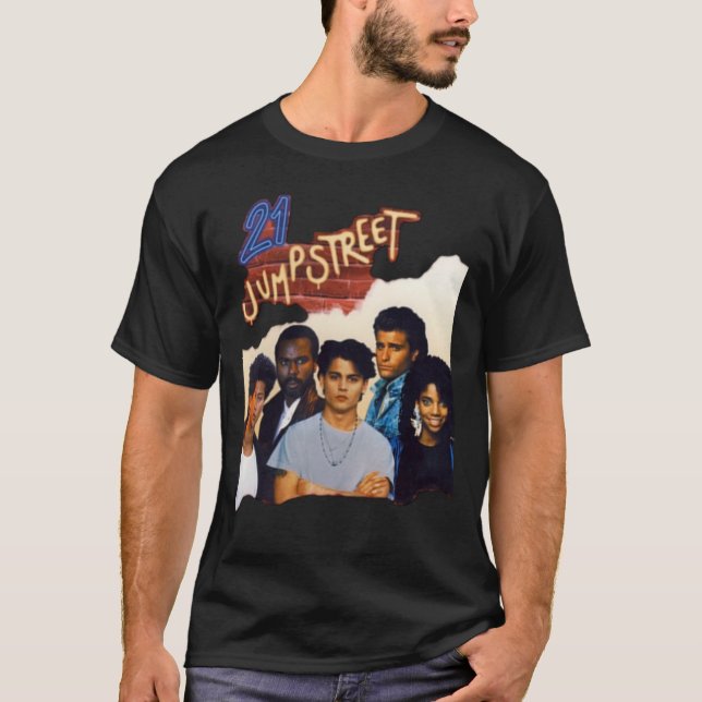 Camiseta 21 Jump Street Cast Essential T-Shirt (Anverso)