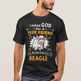 Camiseta 21 Le Preguntó A Beagle, Verdadero Amigo De Dios