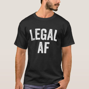 Camiseta 21 Legal AF 21ª cumpleaños Gif