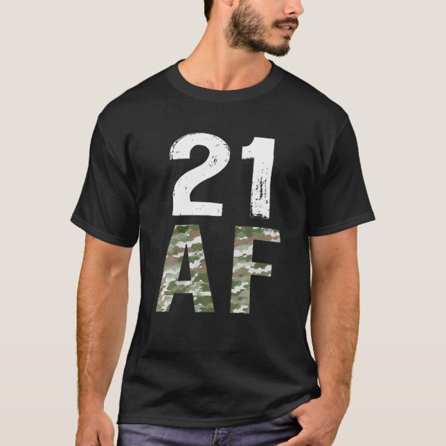 Camiseta 21 Legal AF 21er cumpleaños (Anverso)