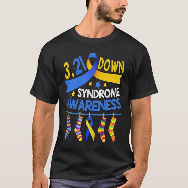 Camiseta 21 March World Down Syndrome Awareness Day Socks R (Anverso)