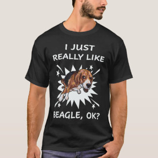 Camiseta 21 Me gusta mucho Beagle