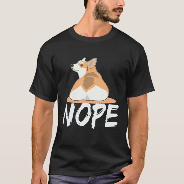 Camiseta 21 Nope - Corgi (Anverso)