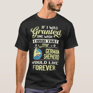 Camiseta 21 Si me concedieran un deseo deseo que mi alemán