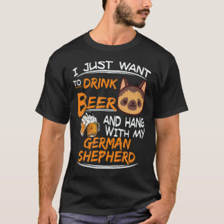 Camiseta 21 Solo quiero beber cerveza y pasar el rato con m